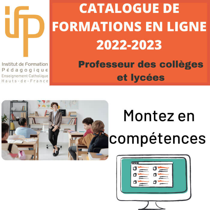 Catalogue de Formation Professeur des Collèges,  Lycées 2022-2023