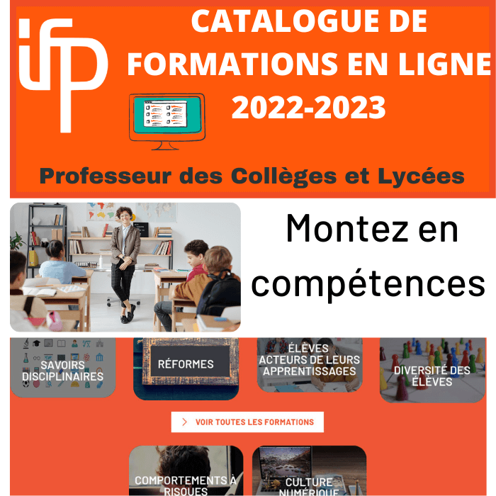 Catalogue de Formation Professeur des Collèges,  Lycées 2022-2023
