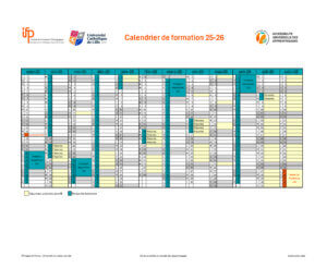 calendrier DU Accessibilité Universelle